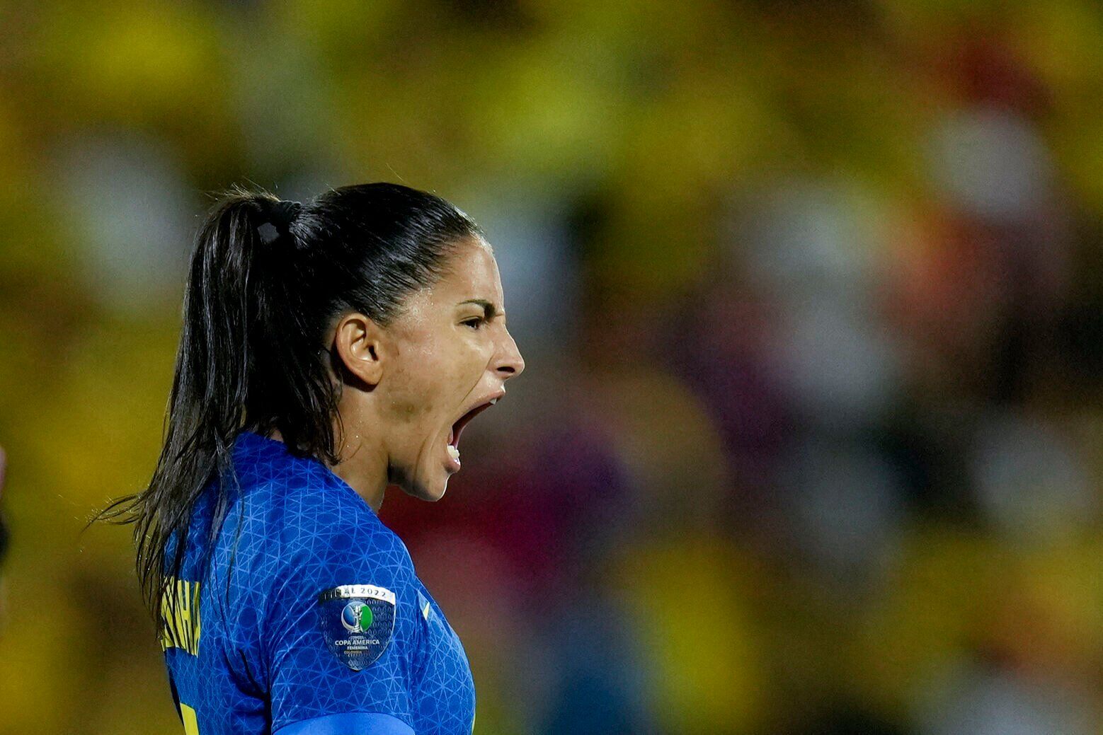 APTOPIX Colombia Brazil Copa America Women Soccer